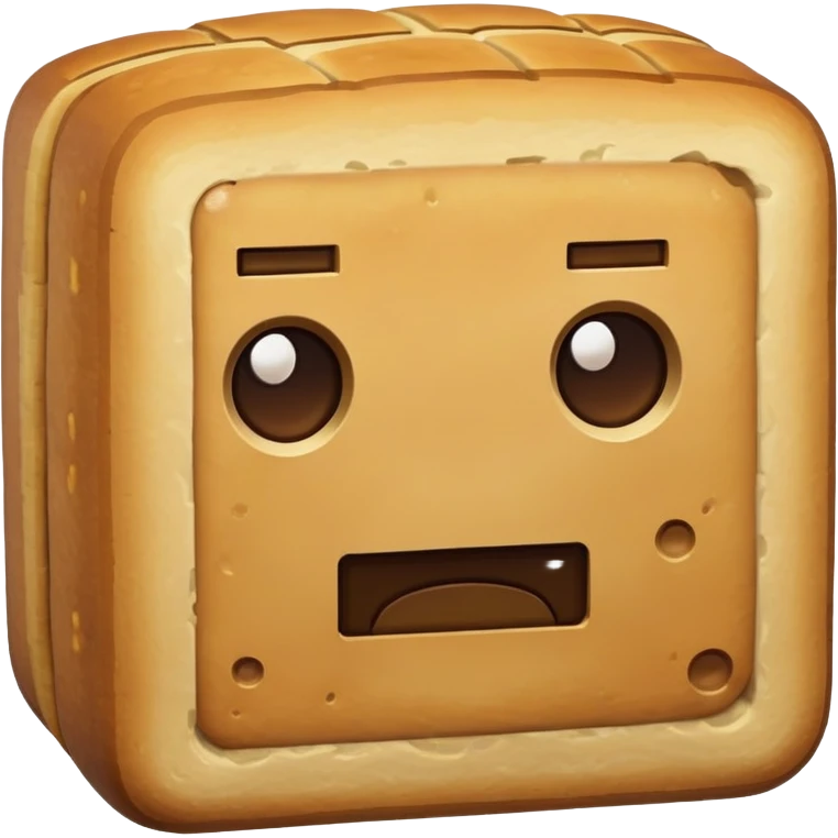 Minecraft bread emoji