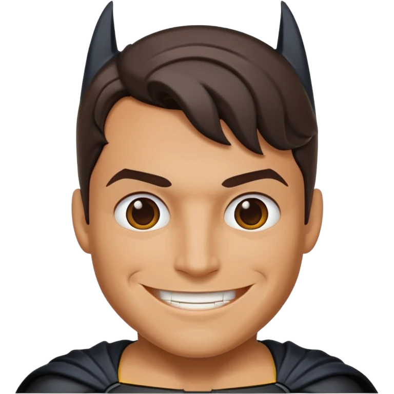 Smiling batman emoji