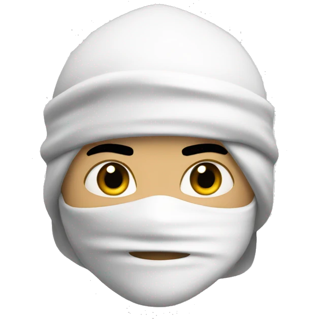 Ninja blanco  emoji