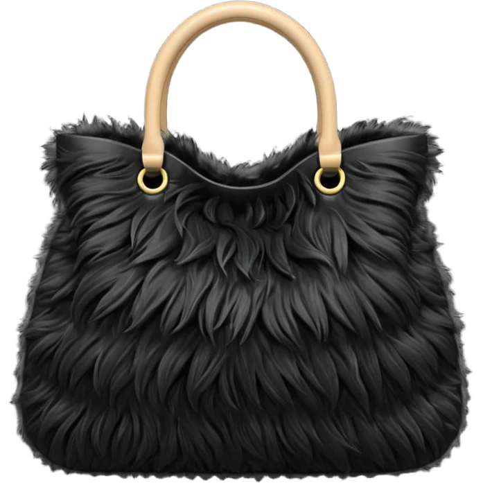 black fur bag emoji