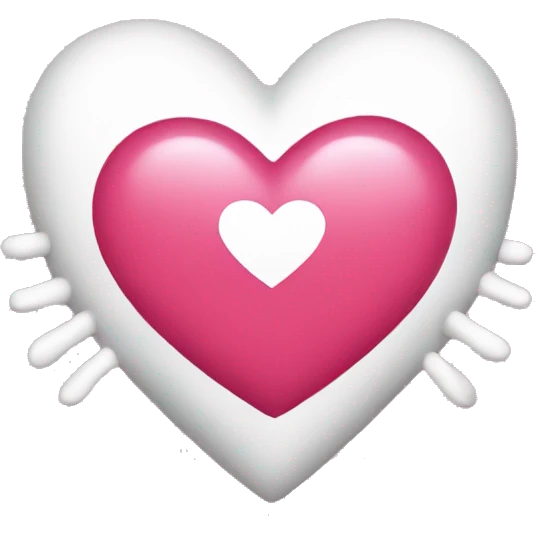 hello kitty heart emoji