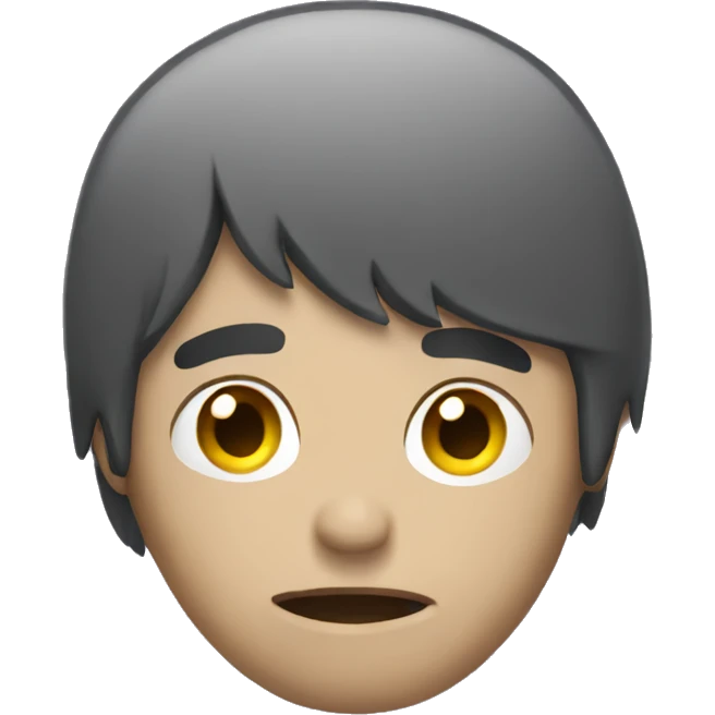 Lonely emo drunk guy emoji