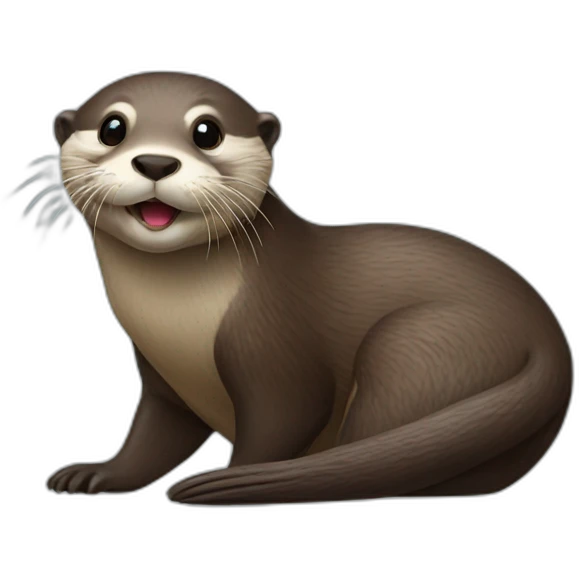 Otter photographe emoji