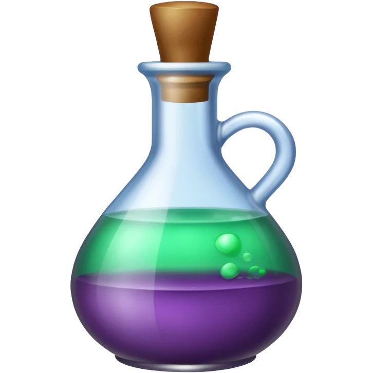 Potion bottle labeled “Desire” emoji