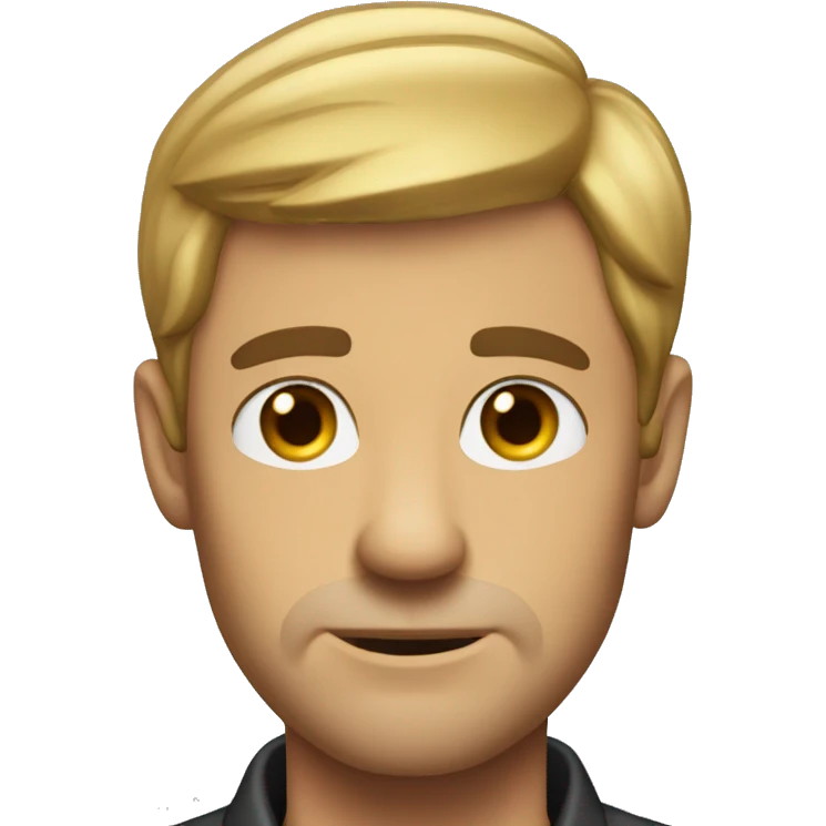 Handsome man who is not good at Tock  emoji