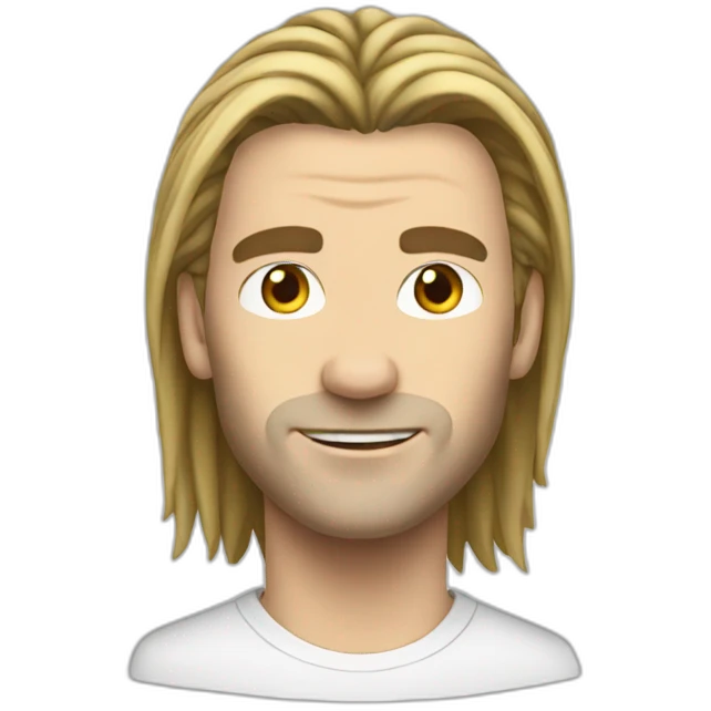zidane with hair emoji