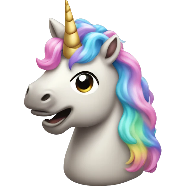 a poop of unicorn emoji