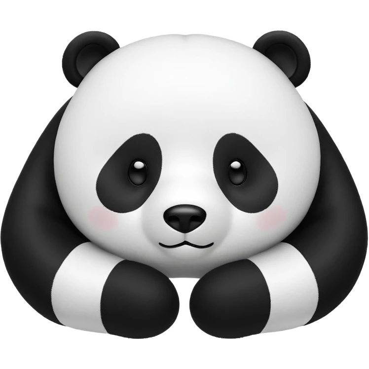 Panda We Bare Bears Neck Pillow With Hood Miniso We Bare Bears Collection U-shaped Pillow emoji