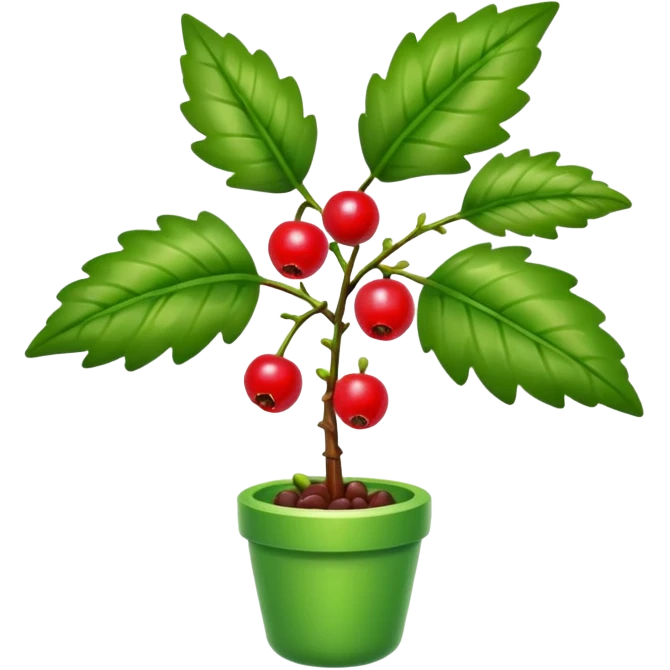 Houx plante emoji
