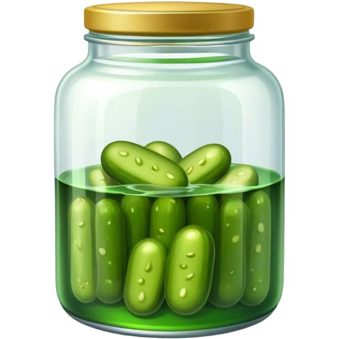 Pickles jar on bed emoji