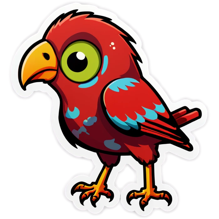 Zombie bird emoji