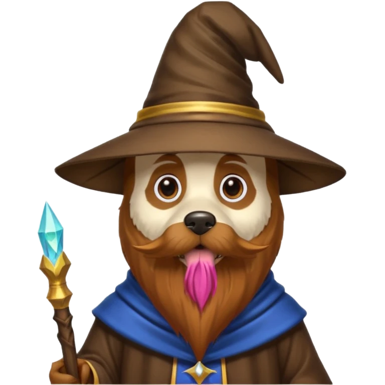 Dog wizard emoji