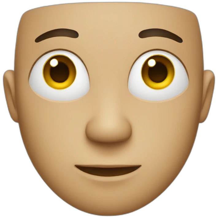 neutral human face emoji