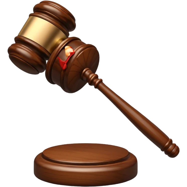 judges gavel emoji
