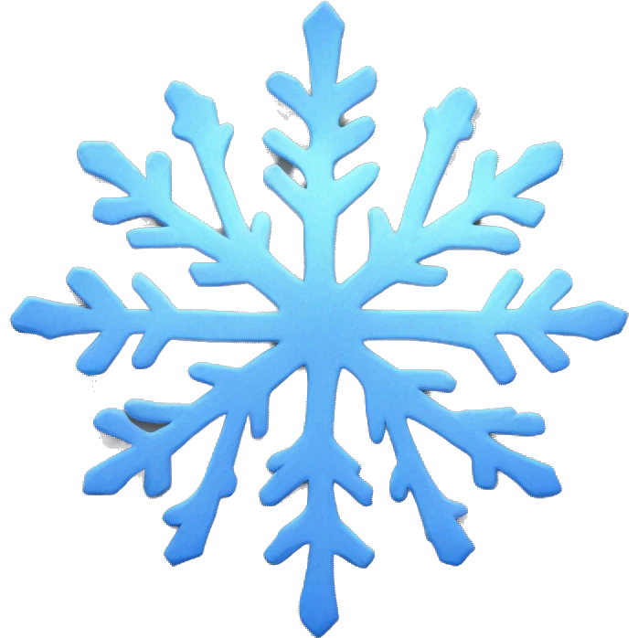 chromic Smow flake  emoji