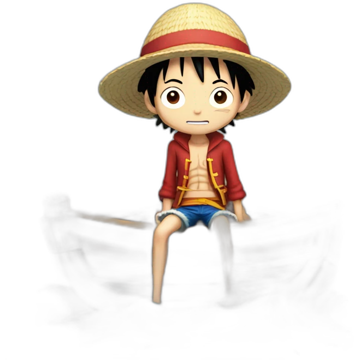 Luffy sur son bateau emoji