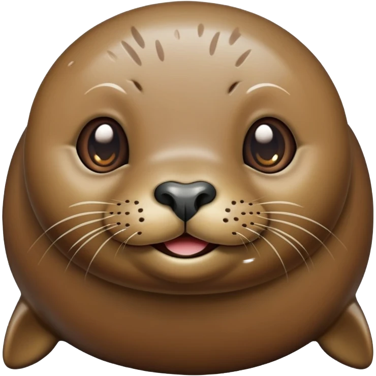 Тюлень улыбаетсЯ emoji