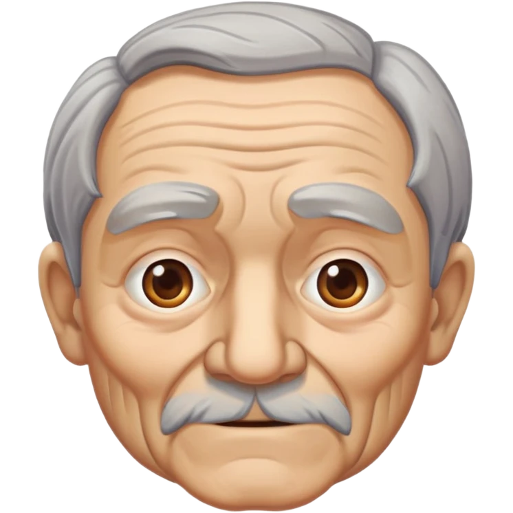old man in outdoor portrait emoji