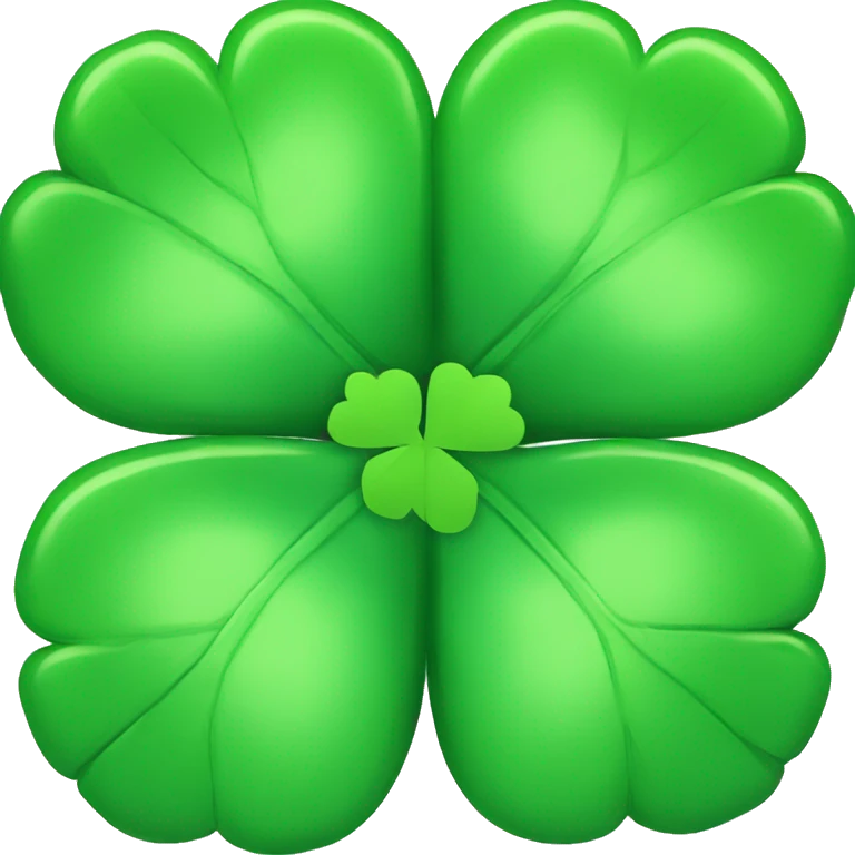 5 leaf clover emoji
