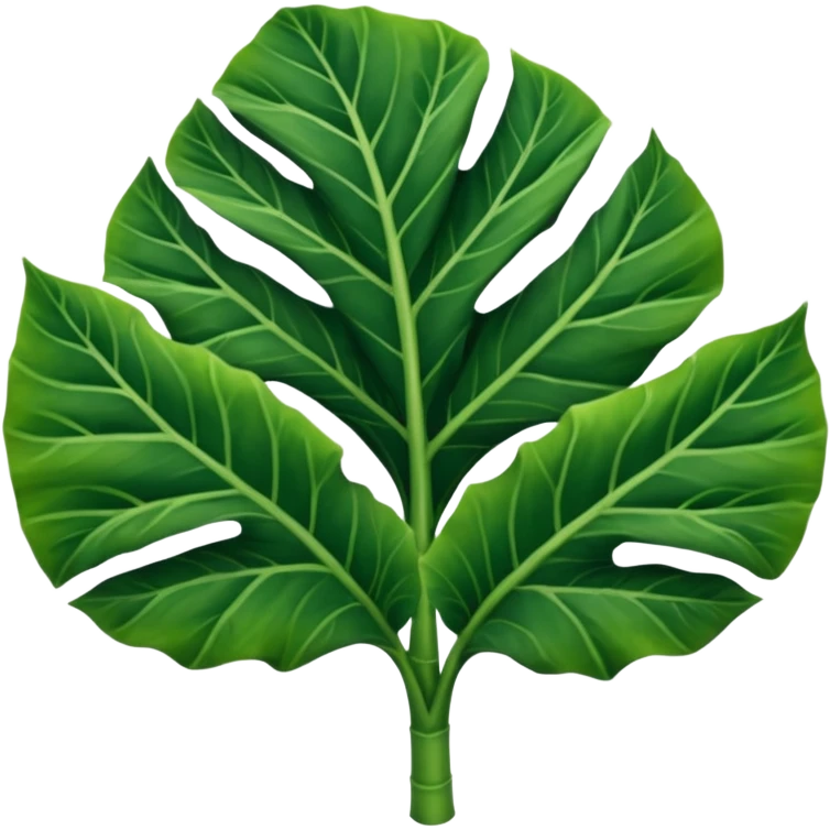alocasia leaf emoji