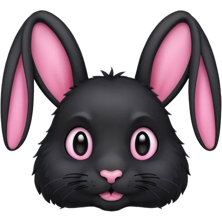 Black rabbit emoji