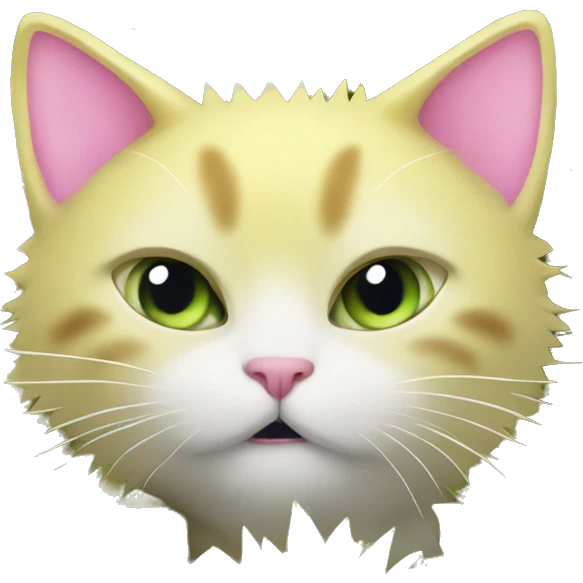 Durian and cat  emoji