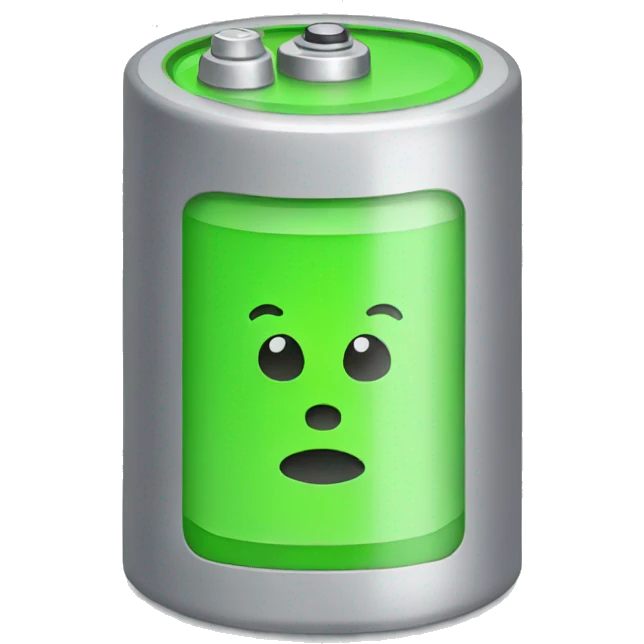 empty battery emoji