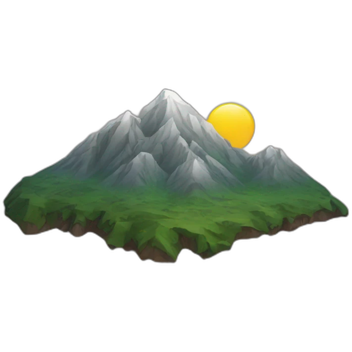 Mountain emoji