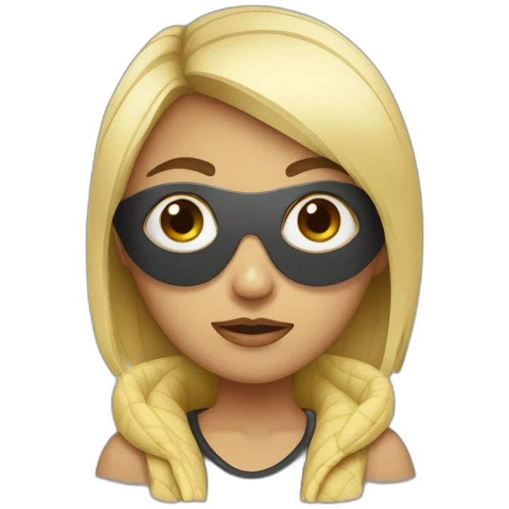 girl with eye patch emoji