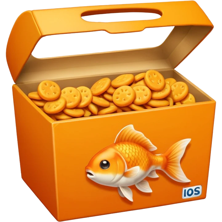 Box of goldfish crackers emoji