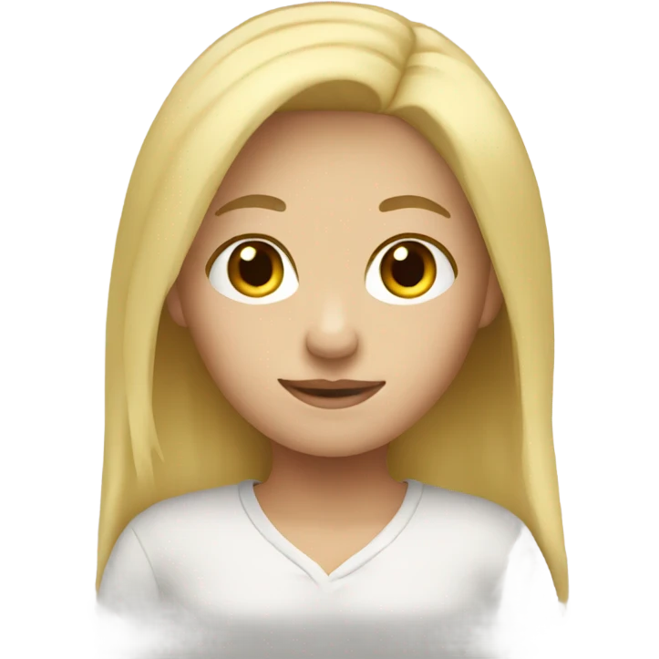  blond girl emoji