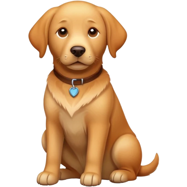 ginger labrador emoji