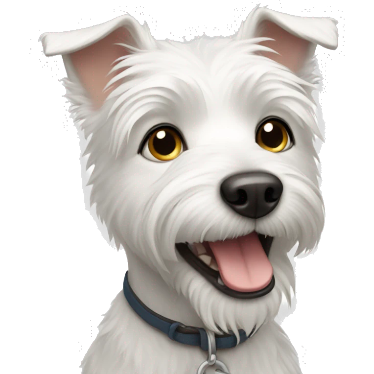 White terrier emoji