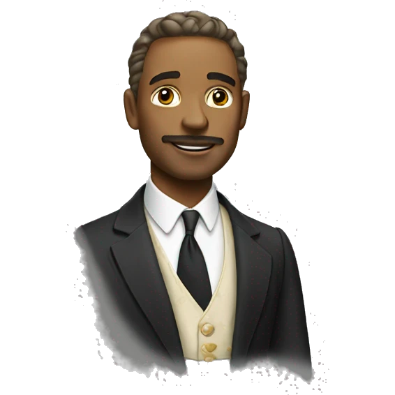 A rich person emoji