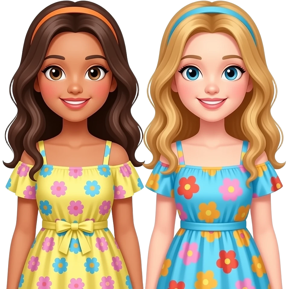 Girls day out dresses emoji