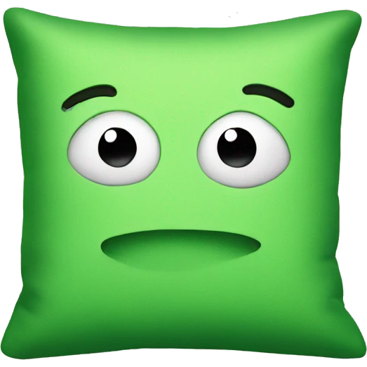 Green pillow emoji