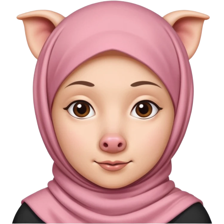 🐷🧕 emoji