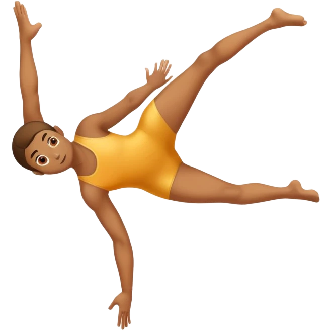 person doing gymnastics emoji