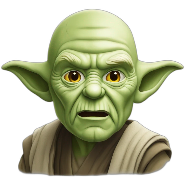 Janusz Korwin Mikke as Yoda emoji