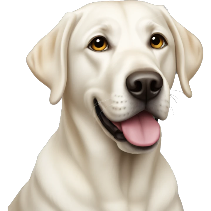 White Labrador emoji
