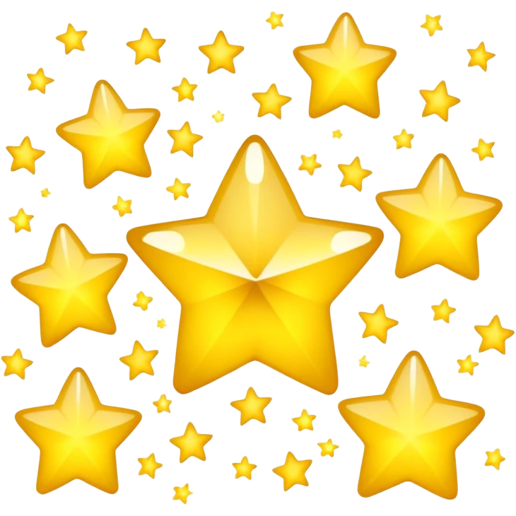 Sparkly stars emoji