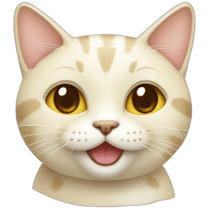 cream catsmiling emoji