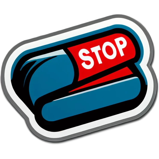 Stop doing that! sticker 
 emoji