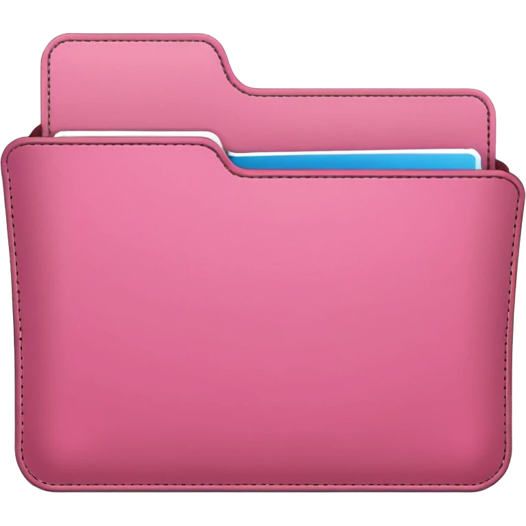 simple mix pink folder emoji
