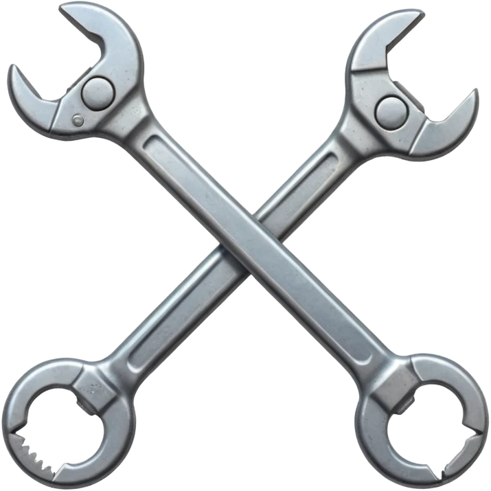make me a retro-style wrench emoji