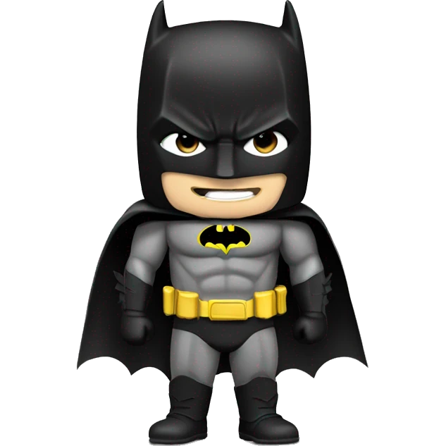 Batman with iPhone emoji