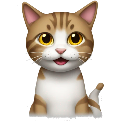 A rockstar cat  emoji