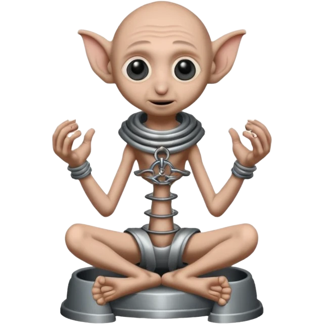Dobby in chastity cage emoji