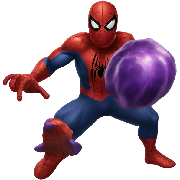 Spiderman fight thanos emoji