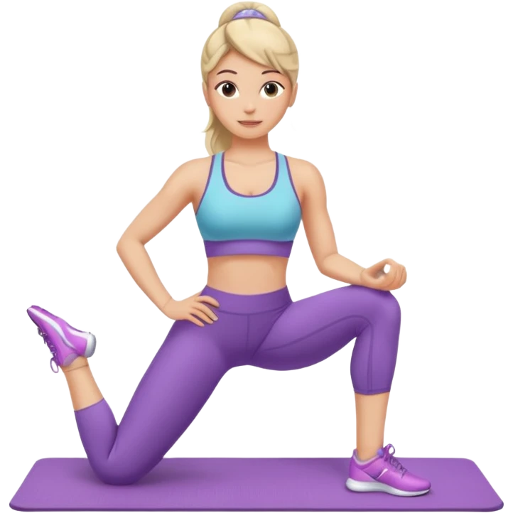 Pilates princess emoji